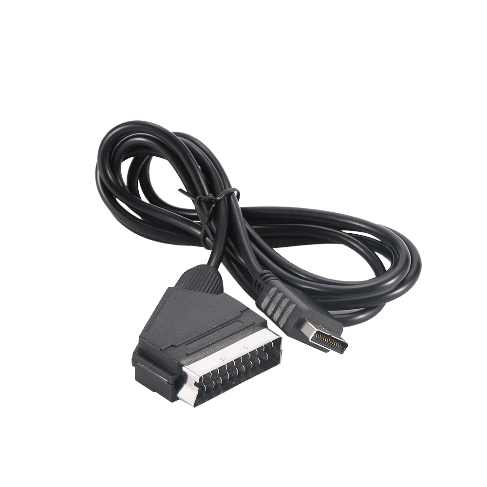 

1PC 2m AV Cable RGB SCART Cable TV AV Lead Replacement Connection Cable for Sony Playstation PS1 PS2 PS3 for PAL/NTSC consoles