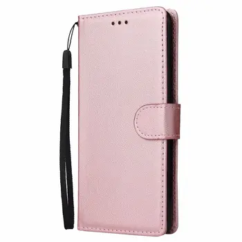 

10pcs/lot free shipping Solid color Wallet PU Leather +TPU Case for Samsung M30 A10 A20 A30 A40 A50 A70 With Photo Frame Card