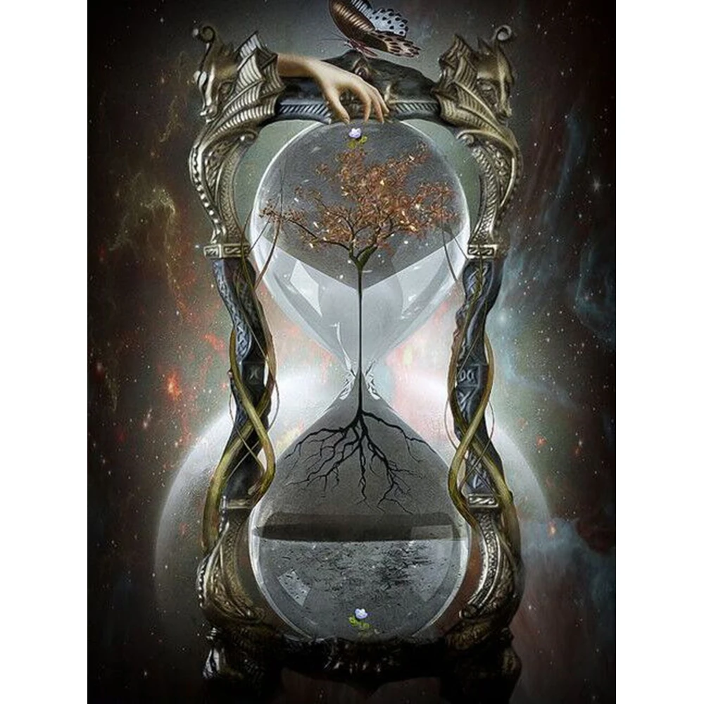 

5D DIY Diamond Painting Full Square Scenery Rhinestone Cross Stitch Diamond Embroidery Landscape Hourglass Home Decor a1134