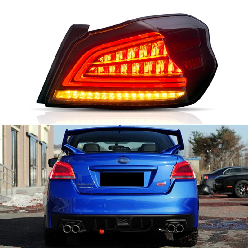 Светодиодный задний фонарь в сборе для Subaru WRX 2013 2016 2017 2018 светодиодный
