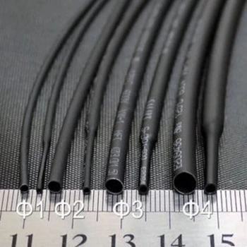 

1meter 1mm/2mm//3mm/4mm/5mm/6mm/8mm/10mm Heat Shrink Tubing Shrinkable Tube Black Wire Wrap