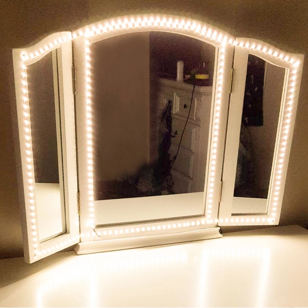 240 светодиодов, сделай сам, зеркало для макияжа, полоска для бара ...