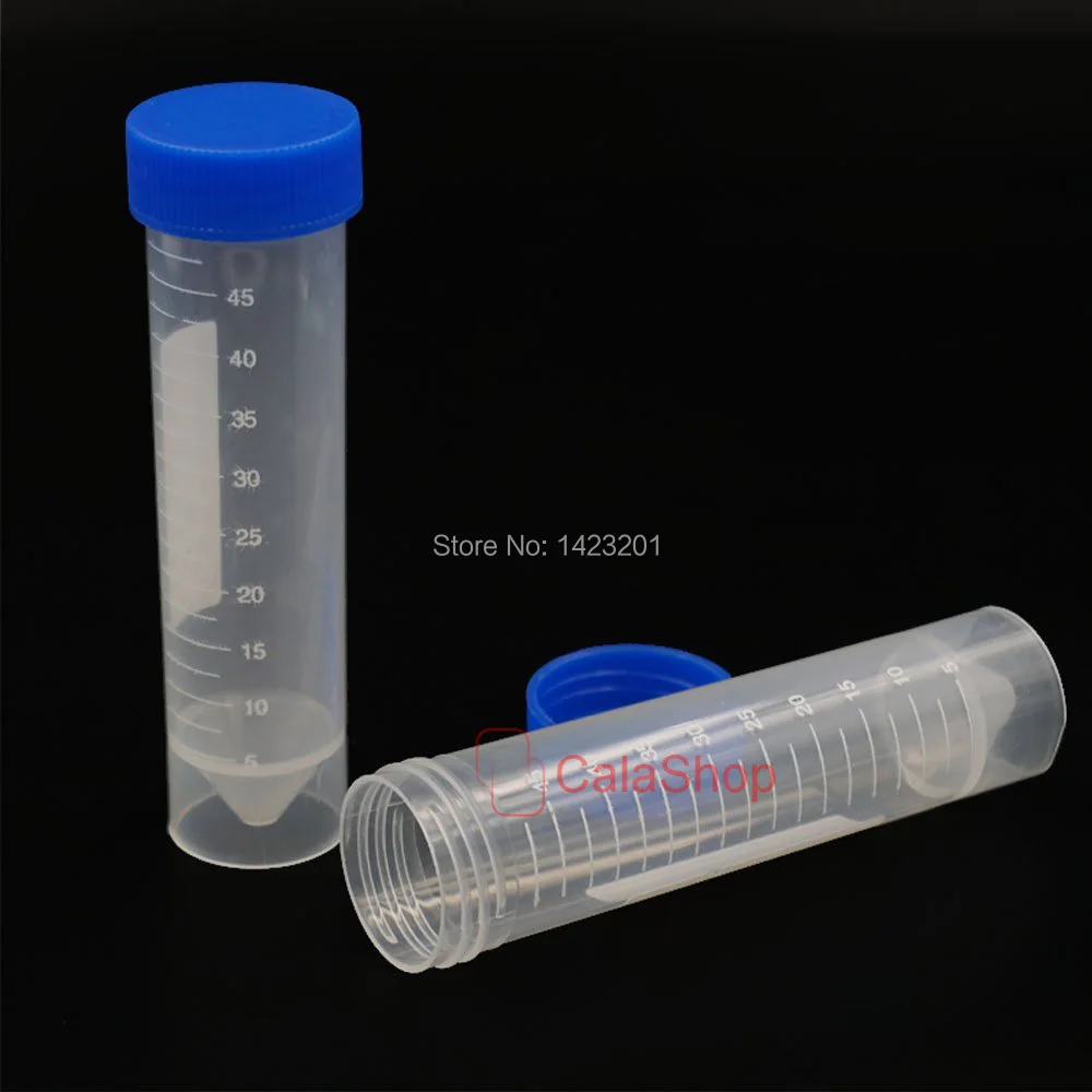 10 Pcs / Lot 50ml specimen container Empty with Security screw cap