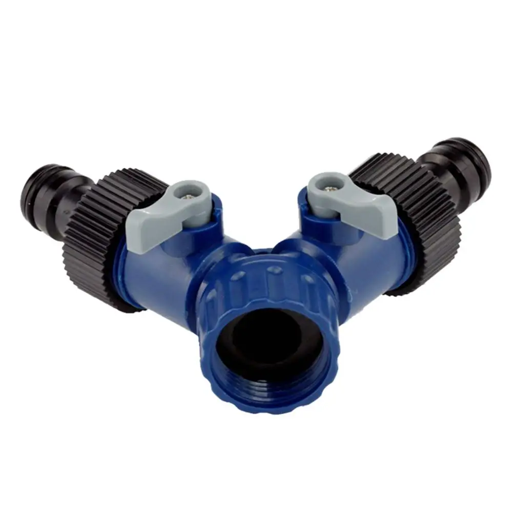 

Faucet Valve Part Shunt Switch Y Shape Control Valve Nozzle For G3 / 4 '' Connector Garden Irrigation System Water Tap Splitter