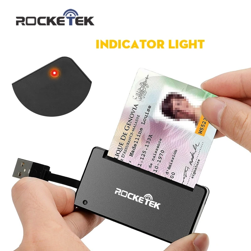 Rocketek USB 2.0 Smart Card Reader cac,ID Bank card,sim card cloner connector cardreader adapter pc computer laptop accessories Rocketek USB 2.0 Smart Card Reader cac,ID Bank card,sim card cloner connector cardreader adapter pc computer laptop accessories