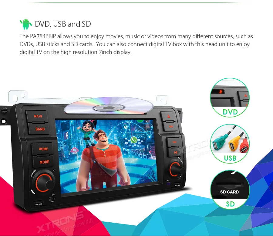 Discount 7" Android 8.1 Car DVD Player RDS GPS CANbus WIFI Radio for BMW E46 M3 2000 2001 2002 2003 2004 2005 2006 Rover 75 MG ZT 12