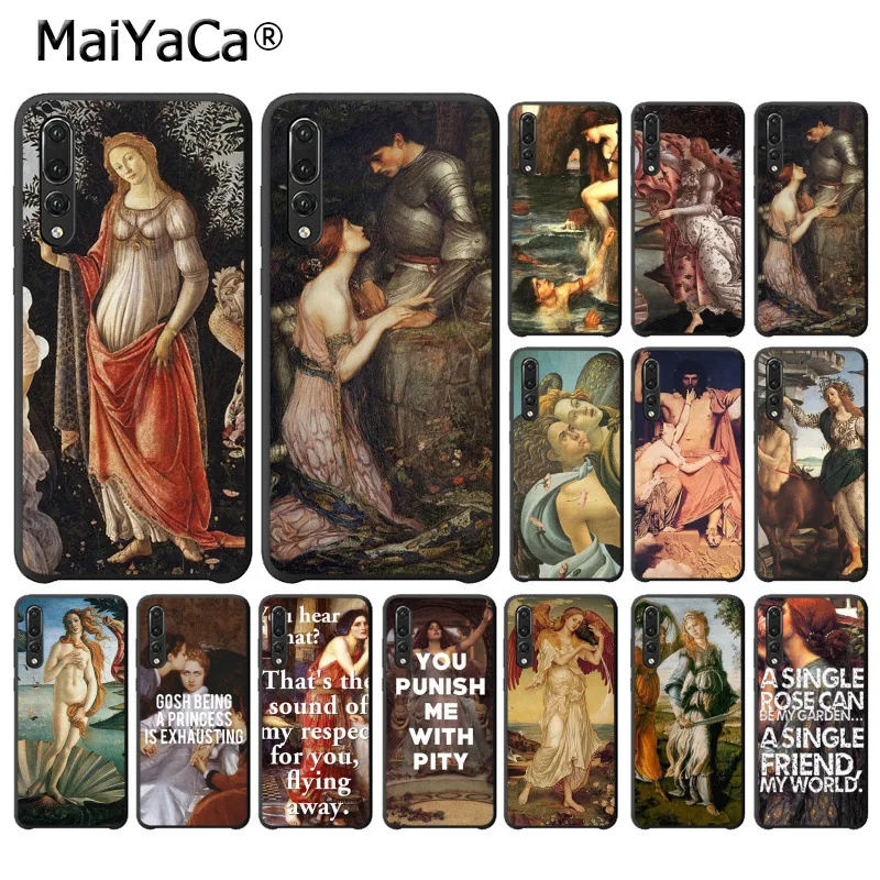 

MaiYaCa Art Paintings The Birth Of Venus Custom Newly Phone Case for Huawei P10plus 20pro P20 lite mate9 10 lite honor 10 view10