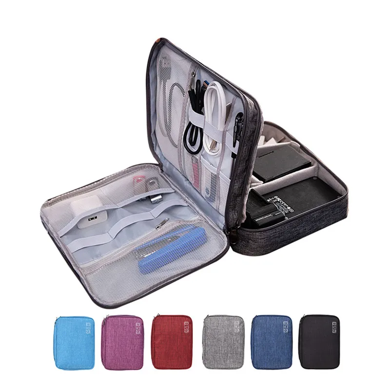 

Charger Wire Electronic Organizer Travel Cable Wire Digital Bag Women Wardrobe Suitcase Luggage Gear Organizer Pouch Accessories