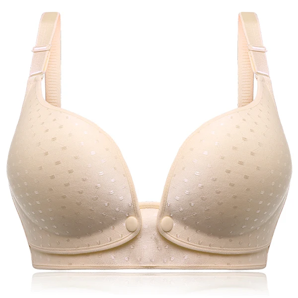 Cotton Nursing Maternity Bra Front Closure Wireless Adjustable Nursing Bras Breastfeeding Bra For Pregnant Women Underwear