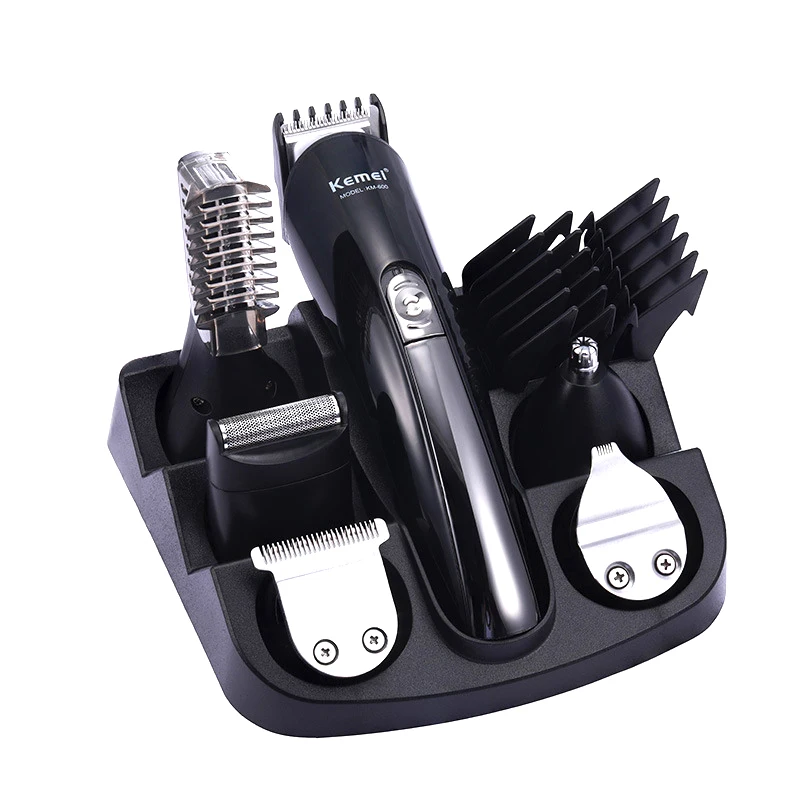 

Kemei Professional Hair Trimmer 6 In 1 Hair Clipper Shaver Sets Electric Shaver Beard Trimmer Hair Cutting Machine trimmer