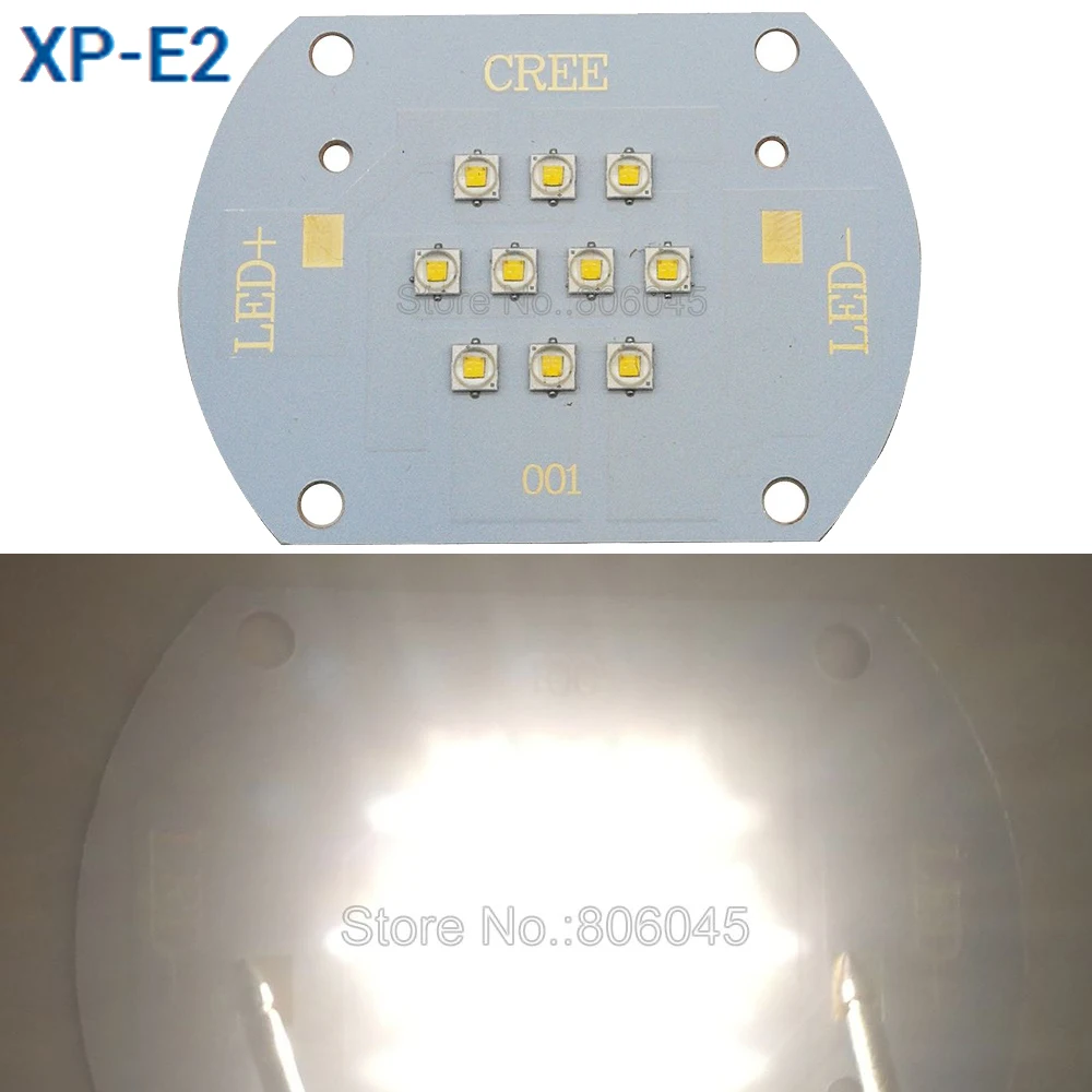

30W Cree XLamp XP-E2 XPE2 10LEDs Warm White 3000K DC30-36V 1000mA Multichip LED Emitter Lamp Light Module Light Source