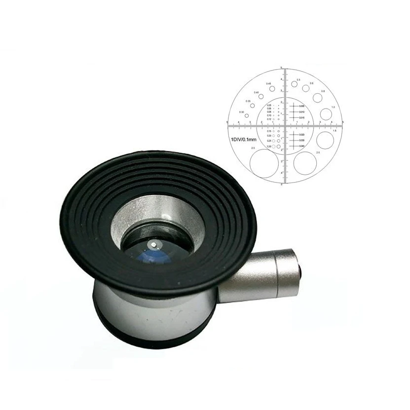  20X 0.1mm/10mm Division Antireflection Film Lens Magnifier Flat-Field Achromatic Magnifying Glass L - 32804467070