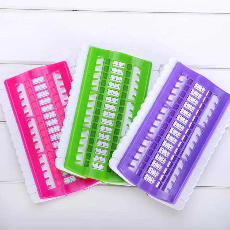 

1 Pcs Sewing Needles Holder Floss Thread Organizer DIY Sewing Tools Row Line Tool Set Cross Stitch Embroidery 30 Positions