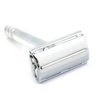 Двухсторонняя Безопасная бритва лезвие ручное бритва классический стиль латунь длинная Нескользящая ручка 9306-P WEISHI 1 шт./лот Новинка