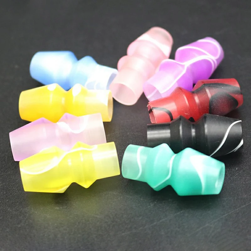 

510 long drip tips electronic cigarette acrylic mouthpiece colorful ecig tips for rda rta tank atomizer