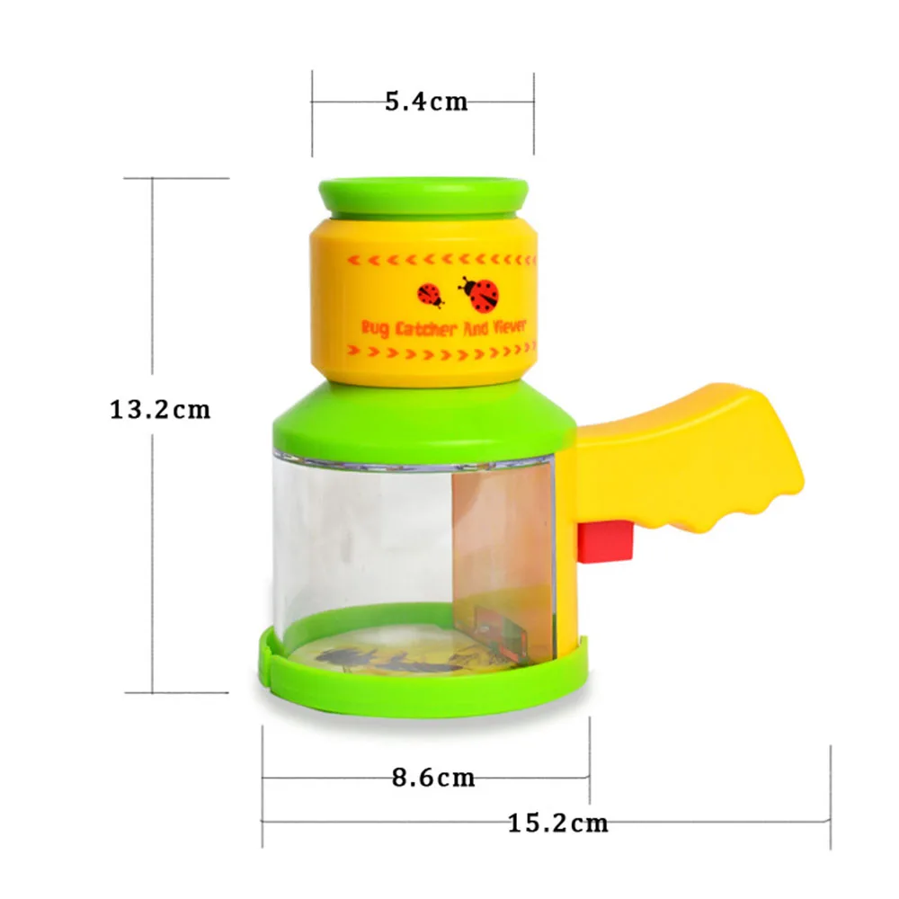 

Novelty Toy Insect Trap Viewer Scientific Exploration Microscope Kindergarten Teaching Toy Magnifying Glass for Kids Xmas Gift