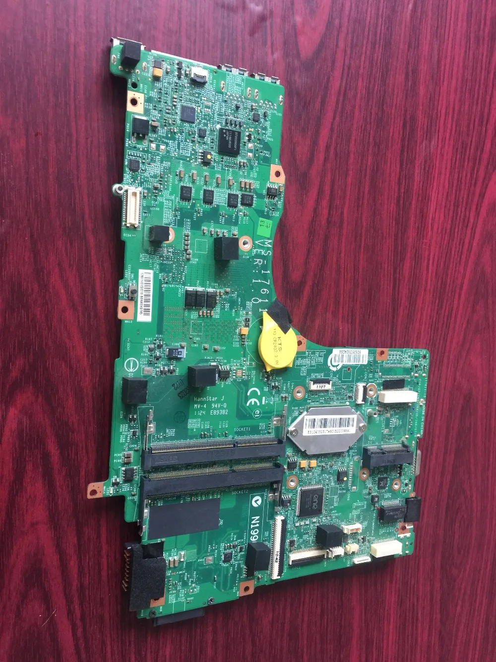 FOR MSI Gt780dxr 17.3 LAPTOP Motherboard Ms-17611 Ver1.0 fully tested 