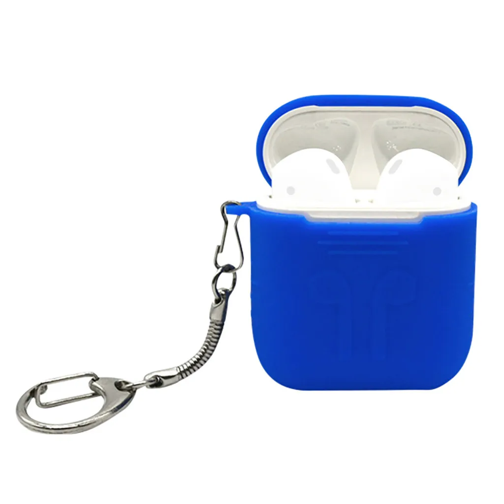 Silicone Anti-lost Protective Cover Skin Case for Apple AirPods with Ear Hook Protection For Apple Air Pods Without Earphones +
