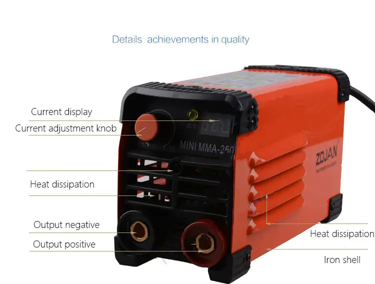 Мини MMA дуговой сварочный аппарат ручной 160 Ампер инвертор 50-60 Гц AC220V IGBT паяльная сварочная машина