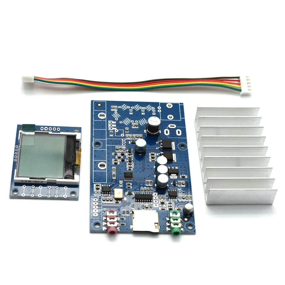 Lusya DIY KITS FM 76M-108MHZ stereo PLL FM transmitter suite 5W max 7W power frequency adjustable f