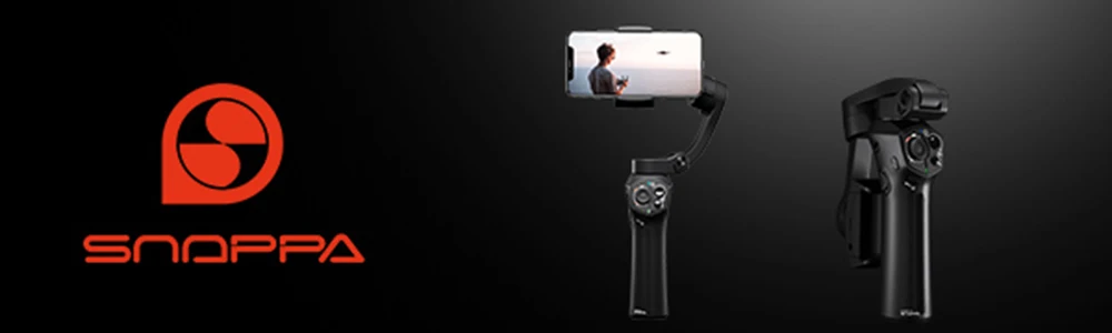 Snoppa Atom 3 оси складной карманный ручной Gimbal стабилизатор для iPhone смартфон GoPro и Беспроводной зарядки PK гладкой 4