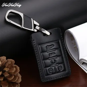 

Genuine Leather 4&5 Buttons Remote Key Case Cover for Cadillac STS SLS CTS ATS SRX XTS DTS Seville Escalade Keychain Accessories
