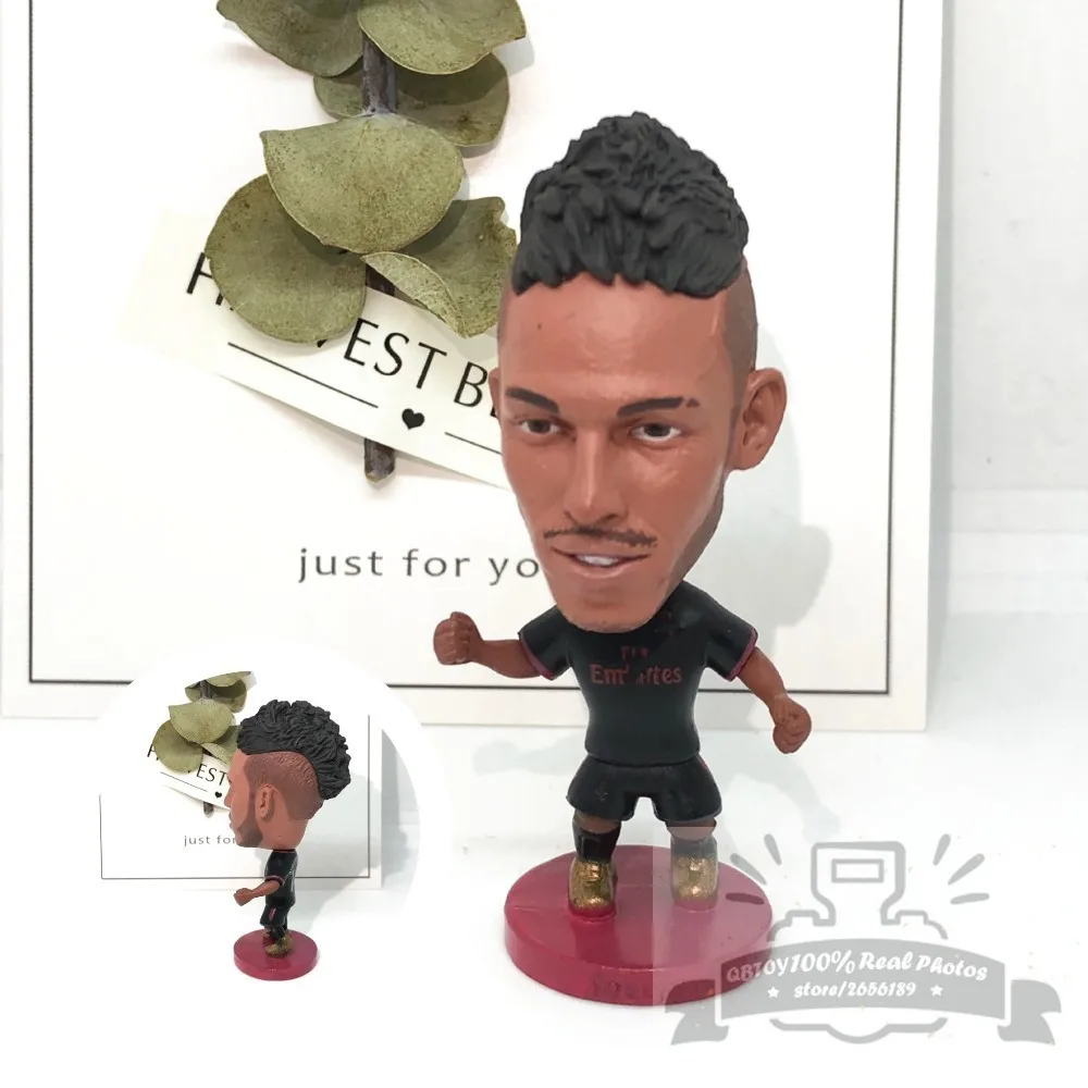 Soccerwe куклы фигурка звезды футбола Aubameyang 2018 подвижные суставы Смола Модель