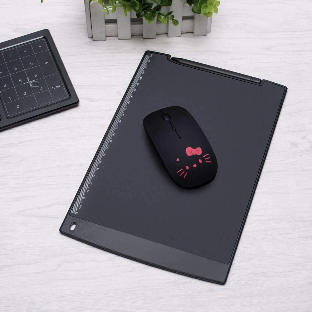 12 Portable Smart LCD Writing Tablet Electronic Notepad Drawing Graphics Board With Stylus Pen With Battery 4