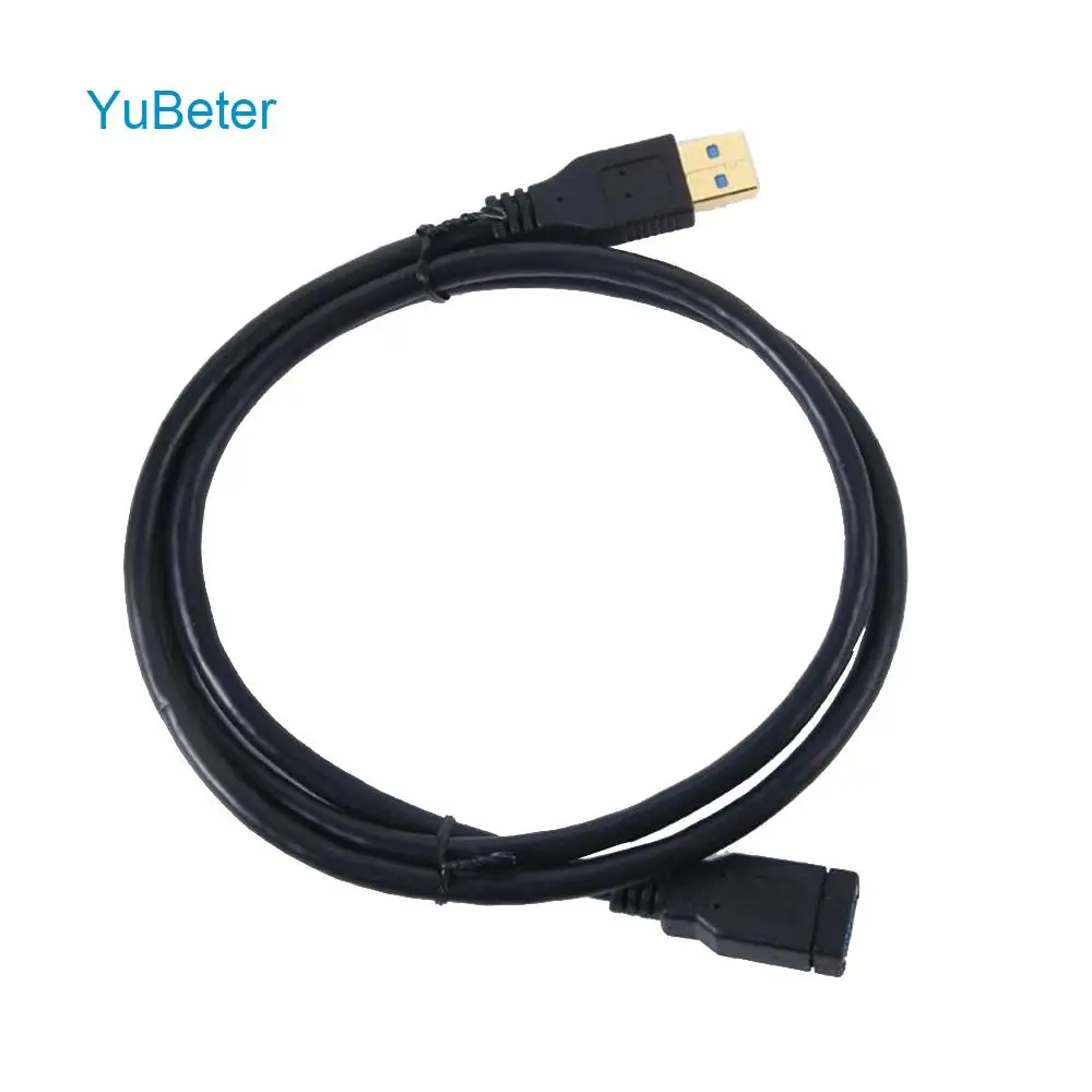 YuBeter 1 метр USB 3 0 Удлинительный кабель штекер гнездо высокоскоростной удлинитель