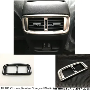 

Car Styling Garnish Cover Trim ABS Matte Rear Back Upside Air Condition Outlet Vent 1pcs For Honda CRV CR-V 2017 2018 2019 2020