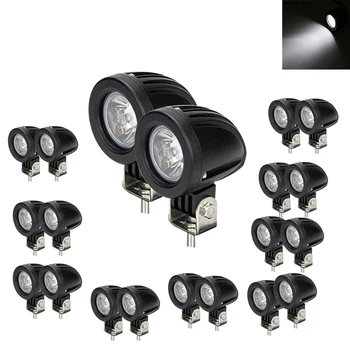 

Offroad 10W LED Work Light 12V 24V Auto SUV ATV 4WD AWD 4X4 Mini Fog Lamp Motorcycle Truck Wagon Car Headlight Trailer Bicycle