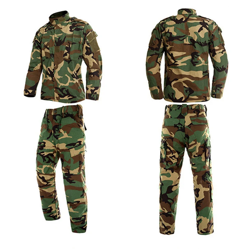 2 шт. Мужская военная форма джунгли немецкий камуфляж боевой страйкбол тактическая куртка брюки комплект одежды ACU CP армейский костюм