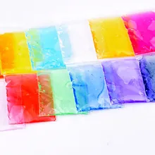 5 шт. мягкое шпатлевка Новинка DIY Хрустальная грязь пушистая слизь приседающие антистрессовые игрушки снятие стресса прозрачные 25S8105 Прямая