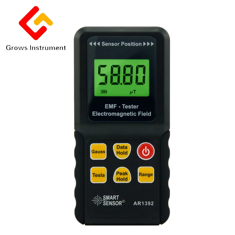 

Smart Sensor AR1392 EMF Electromagnetic Radiation Meter Detector phone induction cooker gauss meter