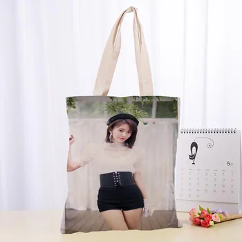 

Hot Miyawaki Sakura Printed Canvas Tote Bag 30X35cm Cotton Linen Handbag Convenient Shopping Women Handbag Custom Logo
