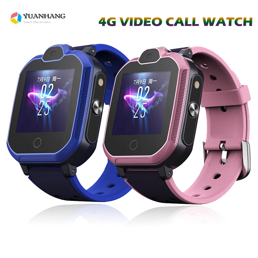 

2019 New IP67 Waterproof 4G Remote Camera GPS WI-FI Child Student Smartwatch SOS Video Call Monitor Tracker Location Phone Watch