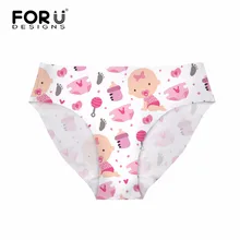 FORUDESIGNS/бразильские бикини купальники отделяет милый Детский принт бразильский низ сексуальные купальники шорты женские бикини шорты