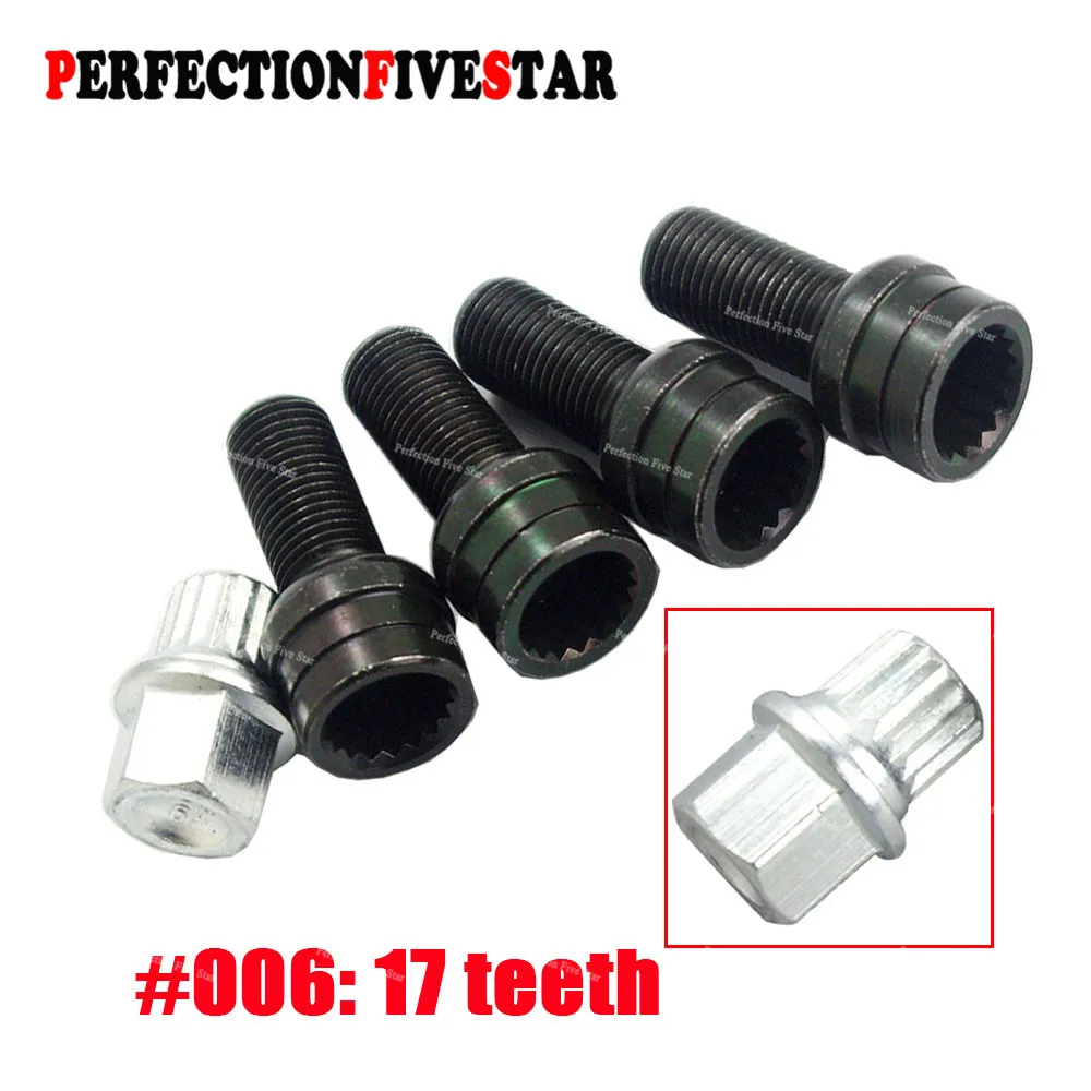 8D0601139F 006 17 зубьев для VW Golf Jetta Passat Audi A4 A6 A8 TT Противоугонный винт болт замок гайка