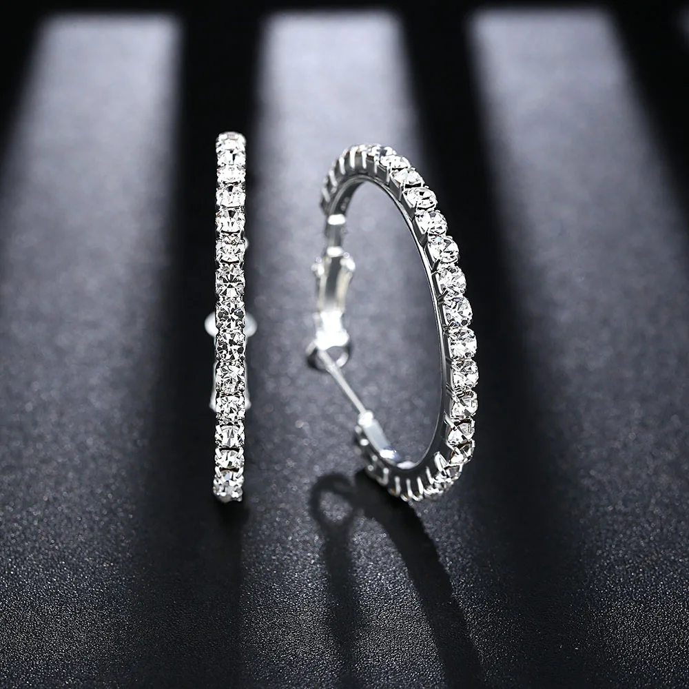 

Fashion Jewelry Luxury Sliver Earring for women Geometry Earrings Fashion Silver Plated earrings MTDULRES