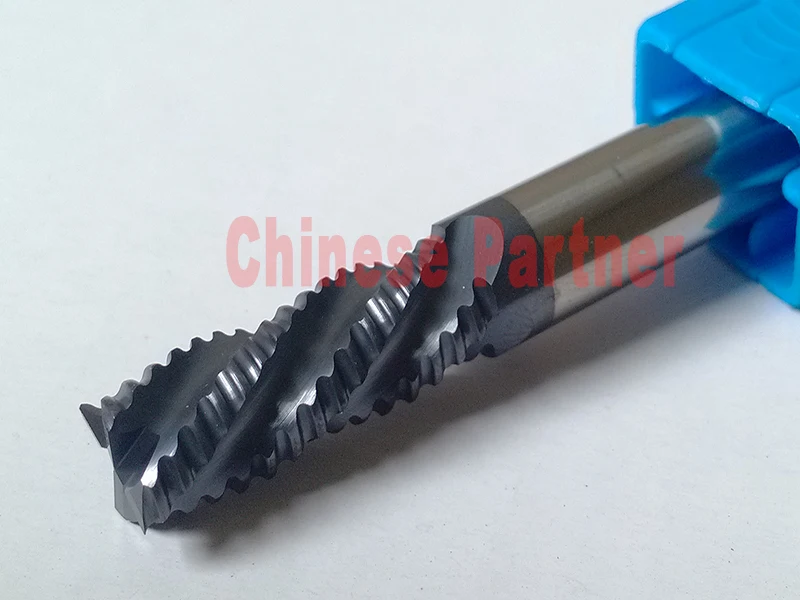 

- 1pcs 14mm hrc45 D14*45*D14*100 Four Flutes Roughing end mill Spiral Bit Milling Tools CNC Endmills Router bits