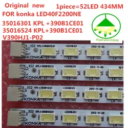 100% новый для konka LED40F2200NE Статья лампа 37020253 QZ 35016301 35016524 KPL + 390B1CE01 экран V390HJ1-P02 1 шт = 52LED 434 мм