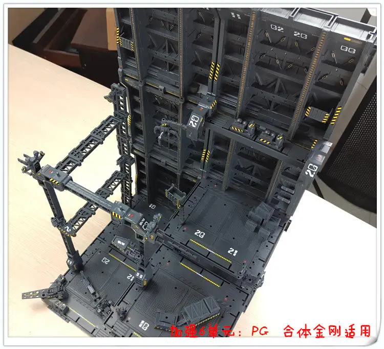 Модель экшн фигурки CG Gundam PG ангар домен основание Создание сценариев комбинация