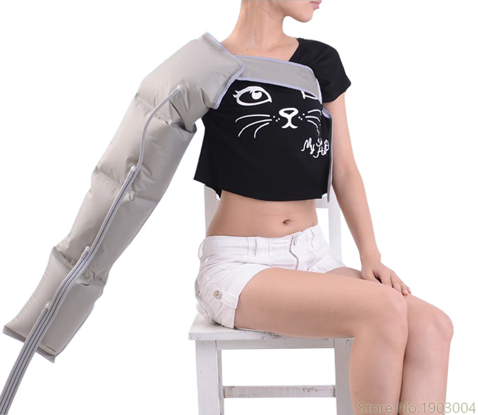  Infrared Therapy Air Compression Body Massager Waist Leg Arm Relax Instrument Promote Blood Circula - 32911476996