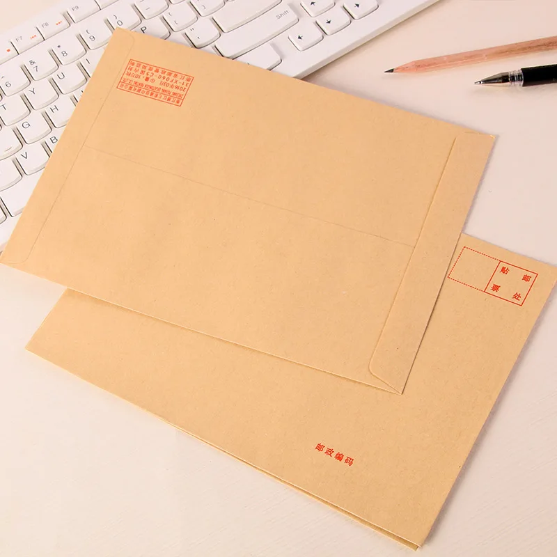 Enveloppes En Papier Kraft Brun Sans Impression, Pour Cartes Postales De  Vœux Format A5, 162x225mm - Papier Enveloppes - AliExpress