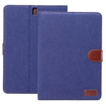 

High Quality Jeans Leather Case for Samsung Galaxy Tab S3 9.7 inch Business Stand Card Smart Cover for Samsung Tab S3 T820 T825