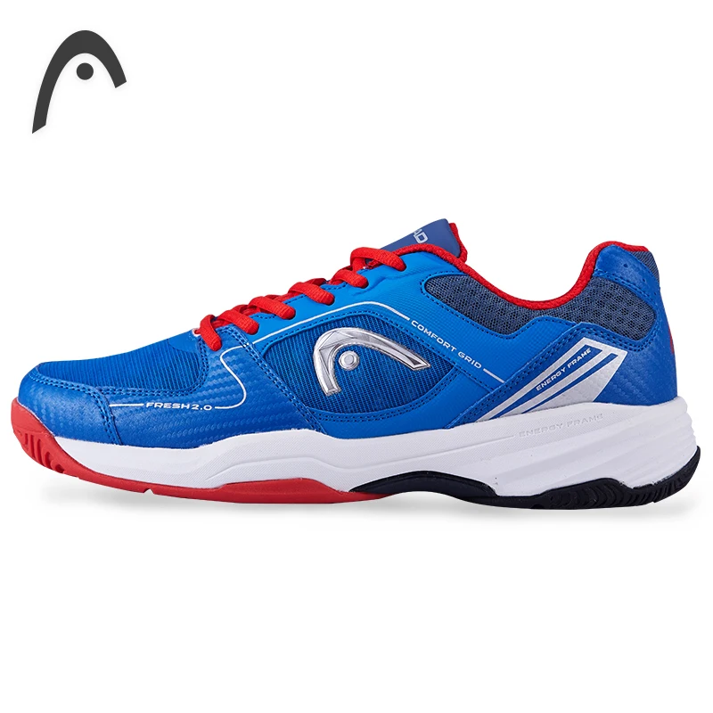 

HEAD Man's Tennis Shoes Breathable Mesh PU Leather High Quality Professional Tennis Sneakers For Man Zapatillas Para Tenis