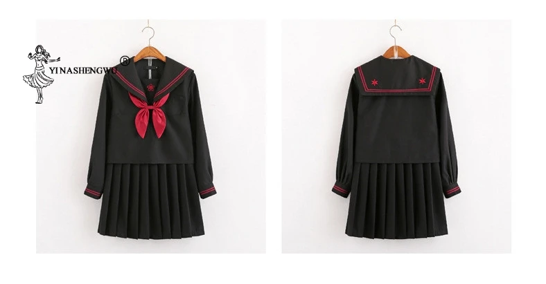 Japanese Korean Sailor Suit Version Short Skirts School Girl Jk Uniform Pleated Skirt School Uniform Cosplay Student Jk Academy