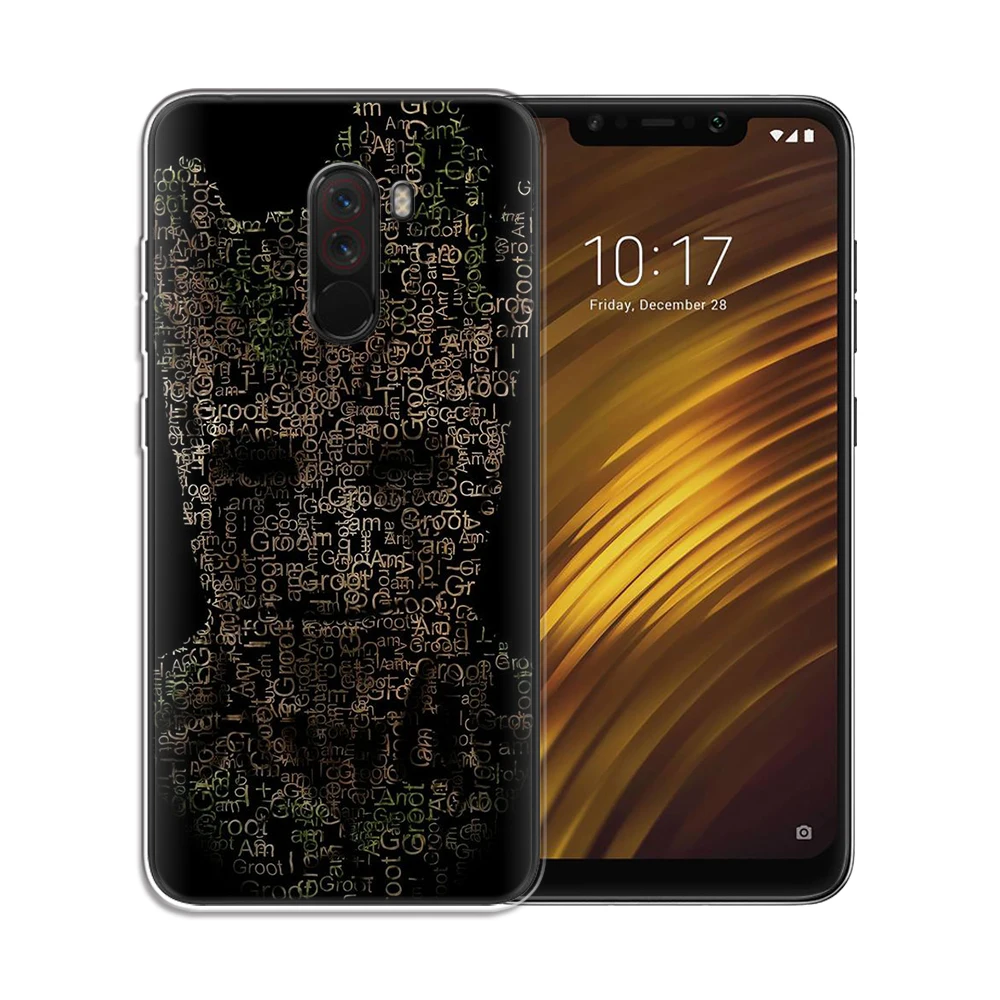 Мягкий чехол из ТПУ Для Xiaomi Pocophone F1, силиконовый чехол для Xiaomi Pocophone F1, Защитные чехлы для телефонов