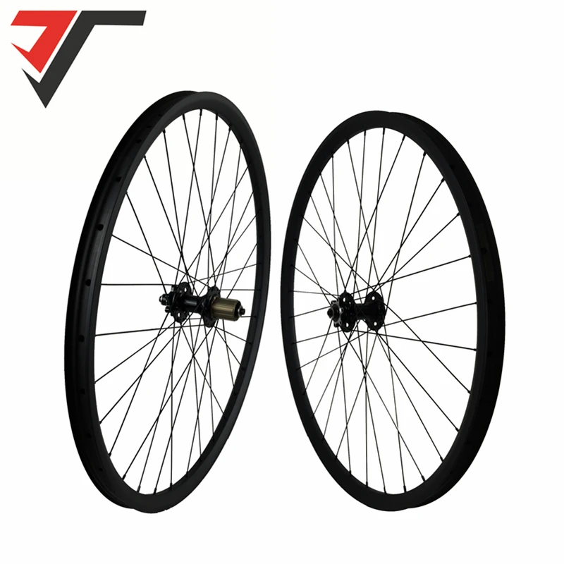 TRIPS full carbon mtb wheels 27.5er AM mountain bike carbon wheelset 650B 135mm QR 35mm width 