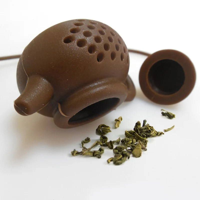 Креативный чайник-Форма чайный ситечко практичный чайный пакетик лист фильтр пищевой силиконовый чай для заварки диффузор чайные инструменты принадлежности